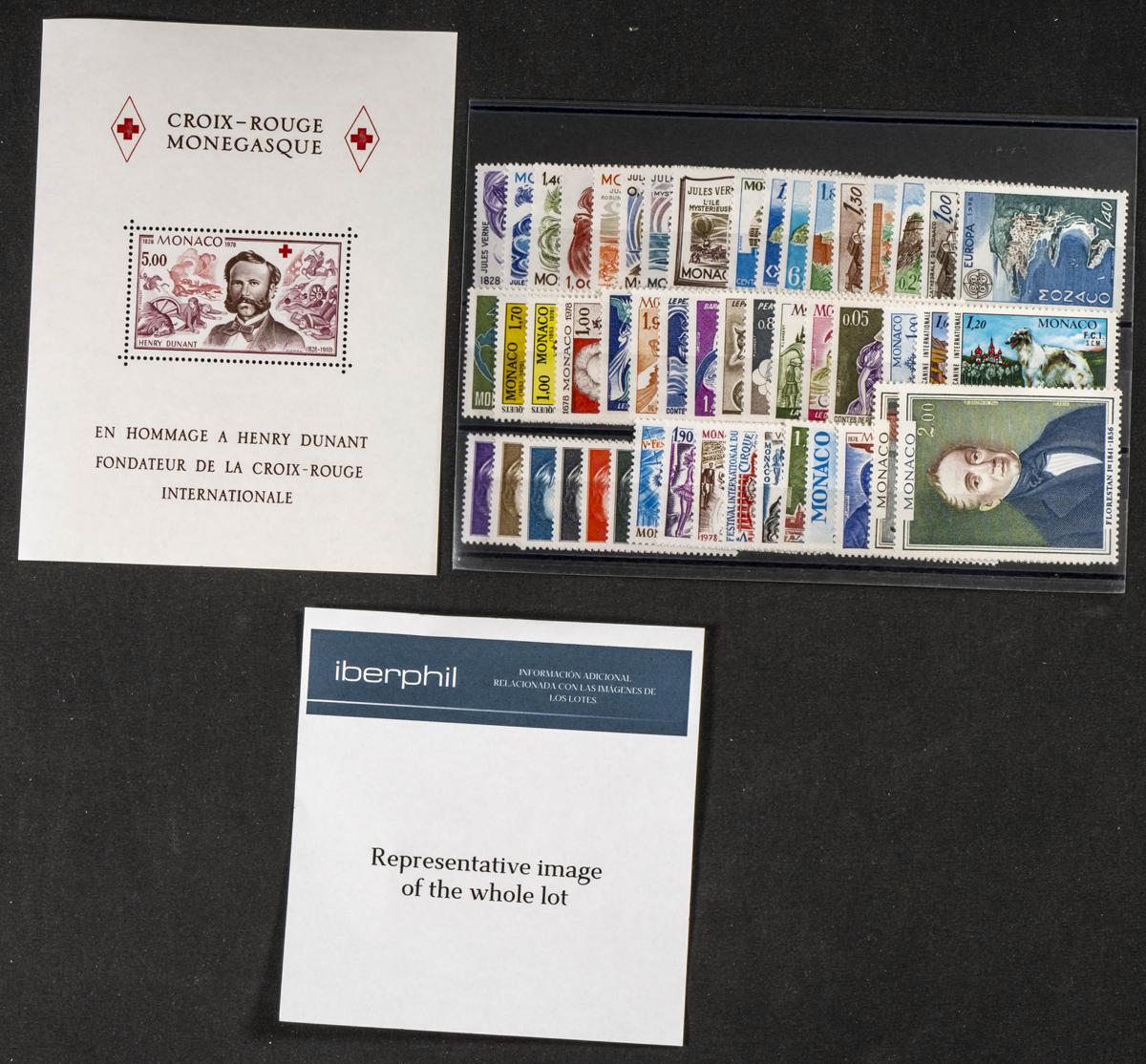 657 | Monaco. Sets and stamps stock