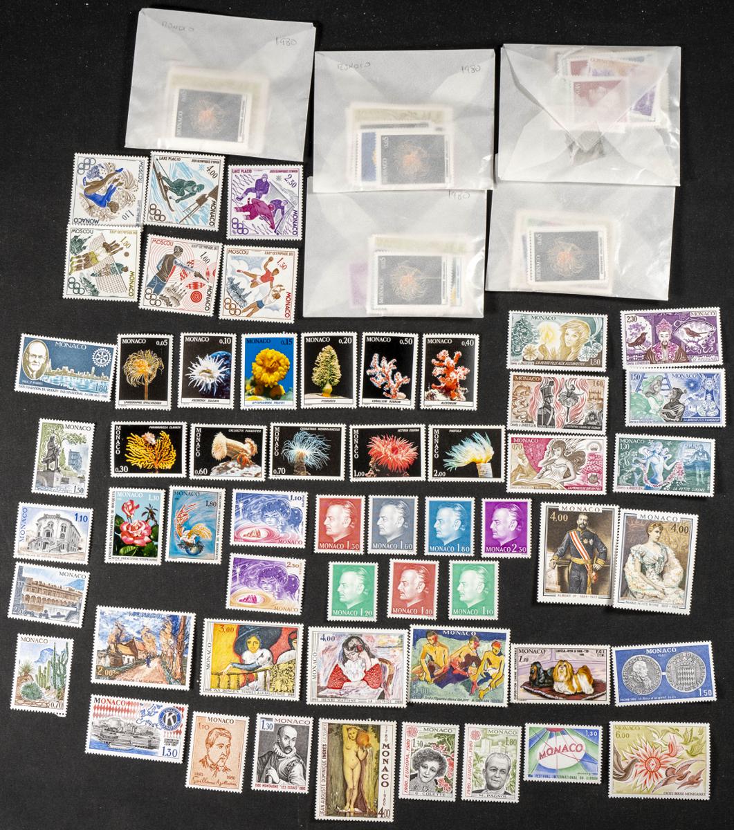 659 | Monaco. Sets and stamps stock