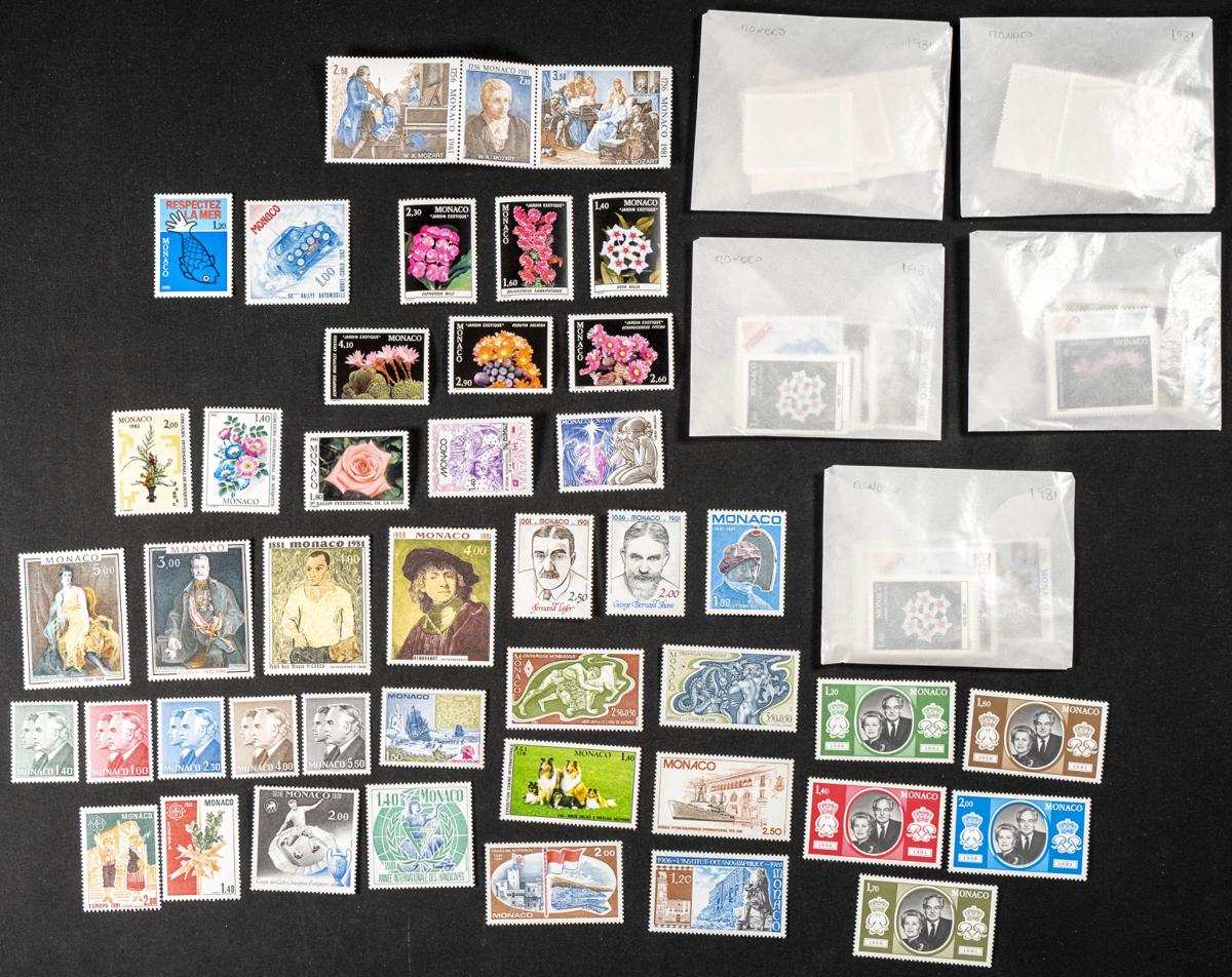 660 | Monaco. Sets and stamps stock