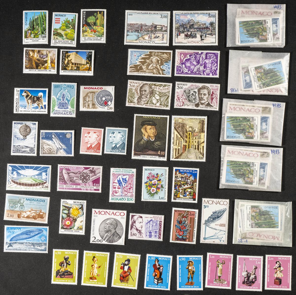 663 | Monaco. Sets and stamps stock