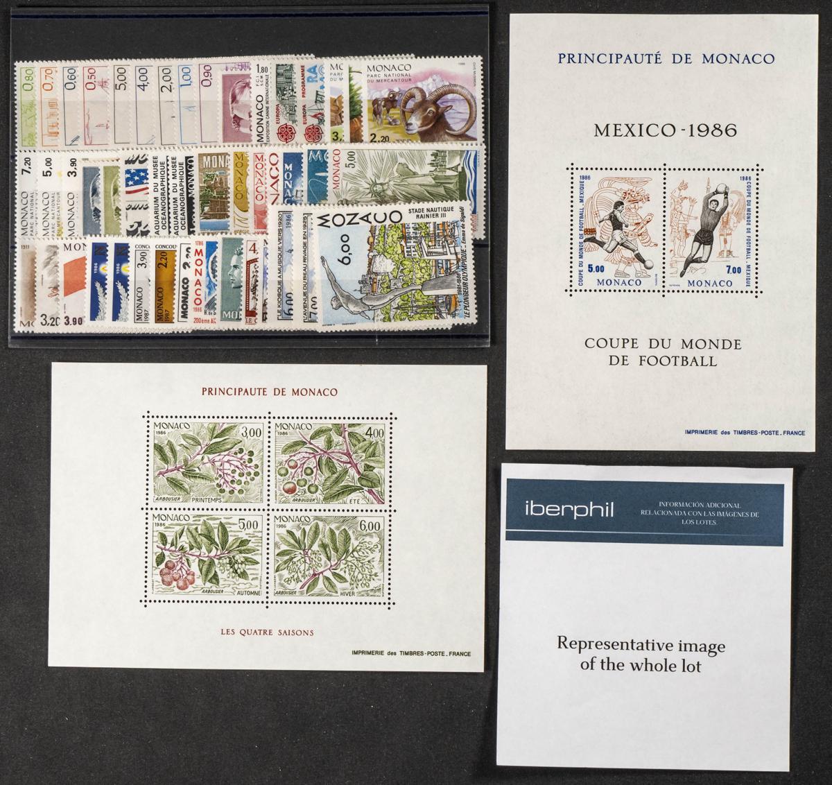 666 | Monaco. Sets and stamps stock