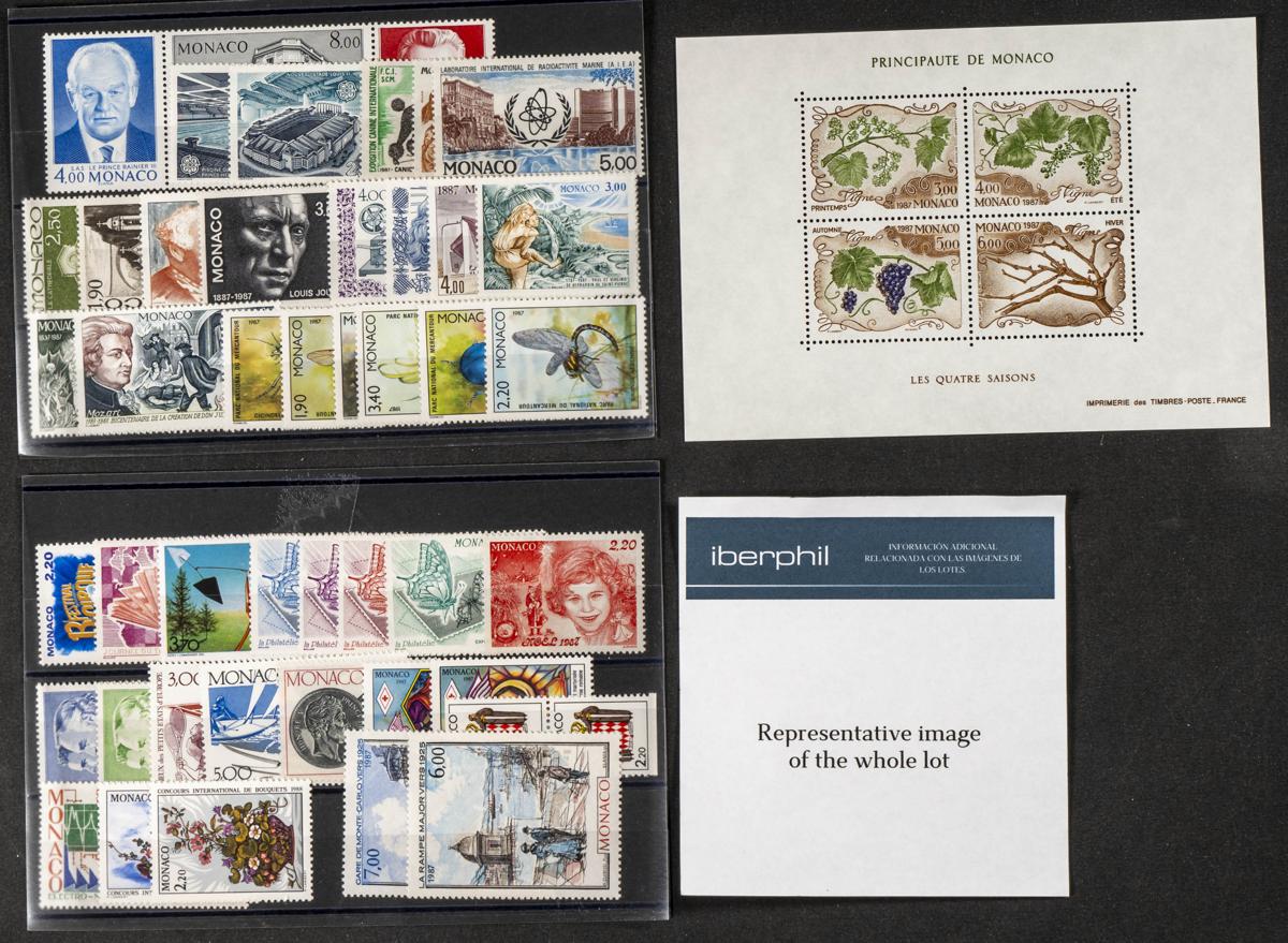 668 | Monaco. Sets and stamps stock