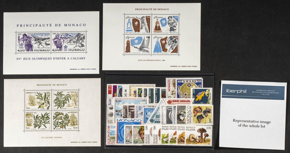 669 | Monaco. Sets and stamps stock
