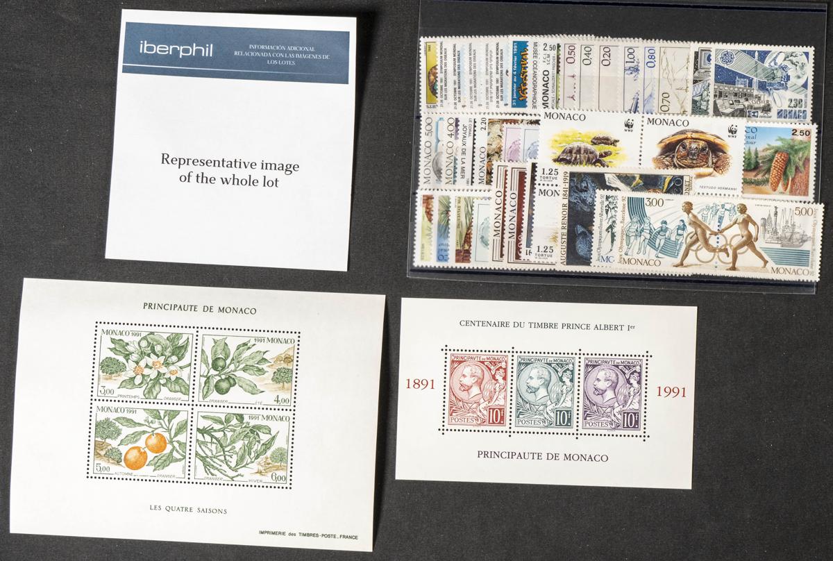 672 | Monaco. Sets and stamps stock