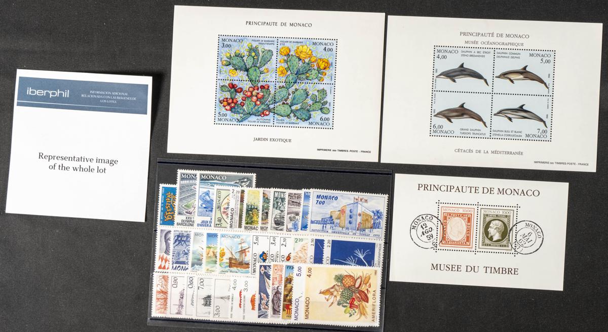 673 | Monaco. Sets and stamps stock