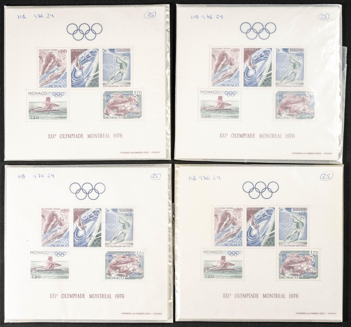 676 | Monaco. Sets and stamps stock
