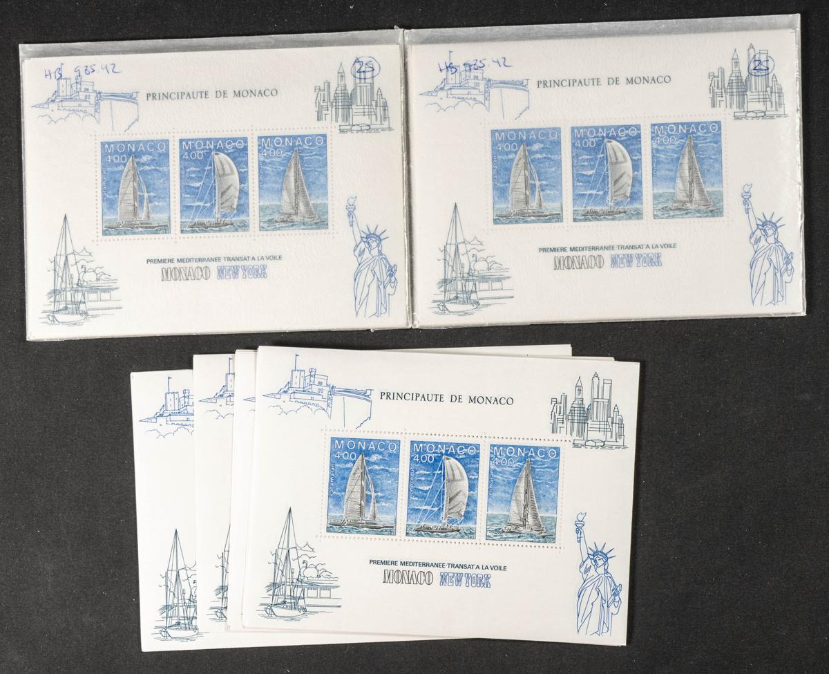 686 | Monaco. Sets and stamps stock