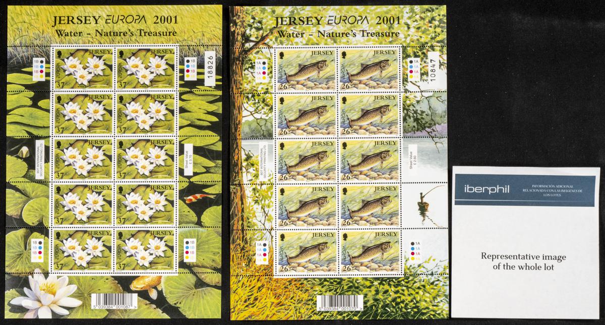 731 | Jersey. Sets and stamps stock
