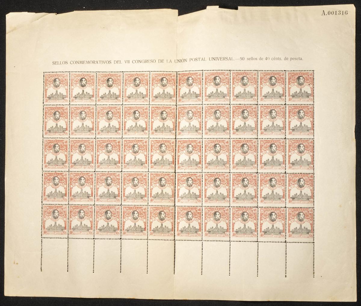 75 | Spanish Collection. Sets and stamps stock