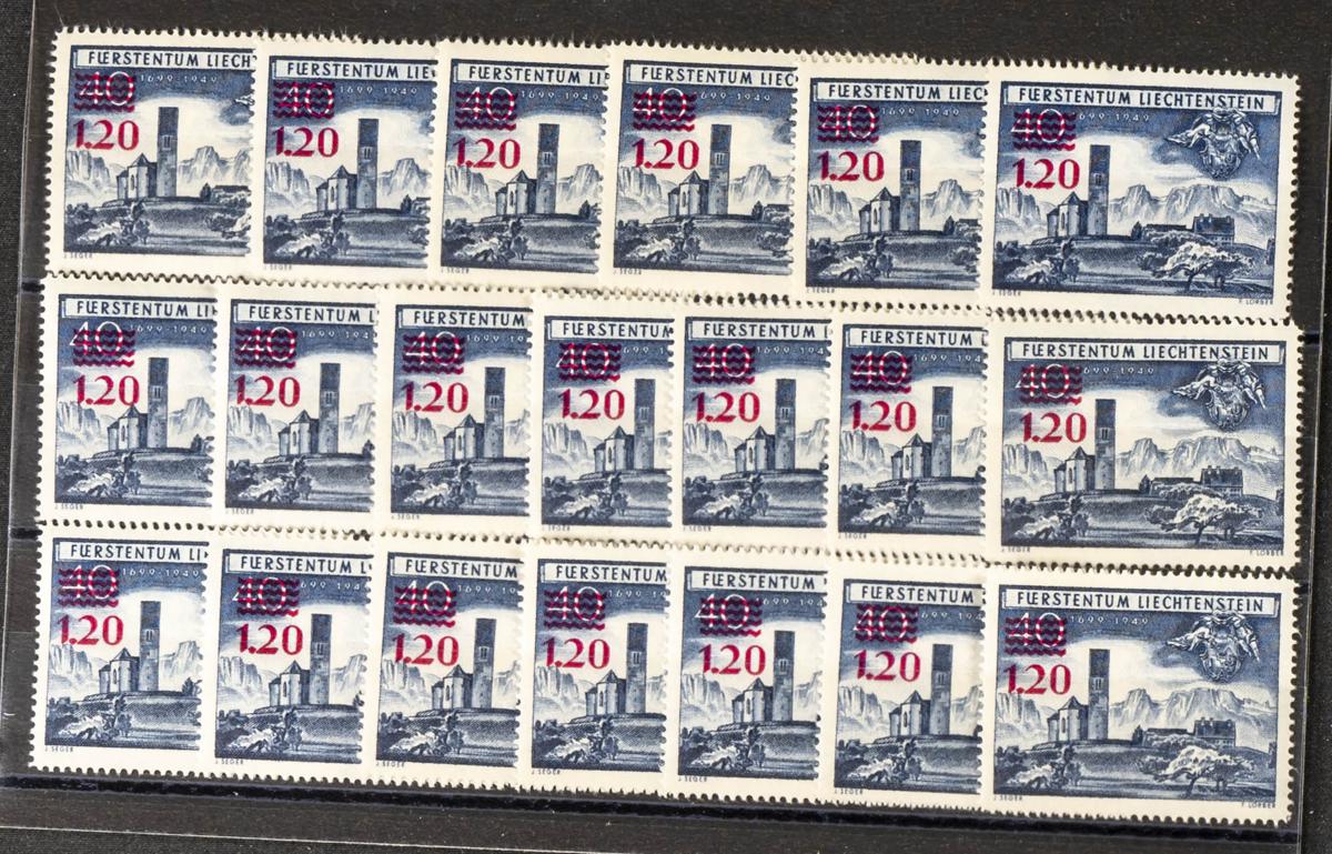 776 | Liechtenstein. Stock de Series y Sellos