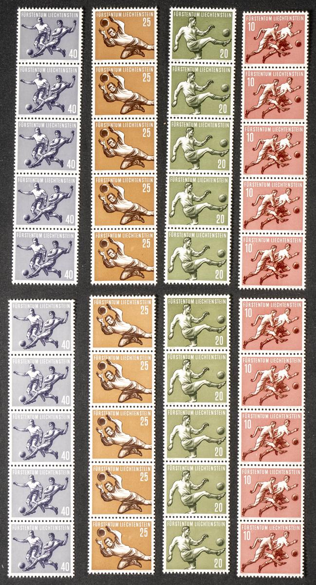 777 | Liechtenstein. Stock de Series y Sellos