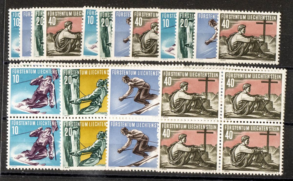 780 | Liechtenstein. Stock de Series y Sellos