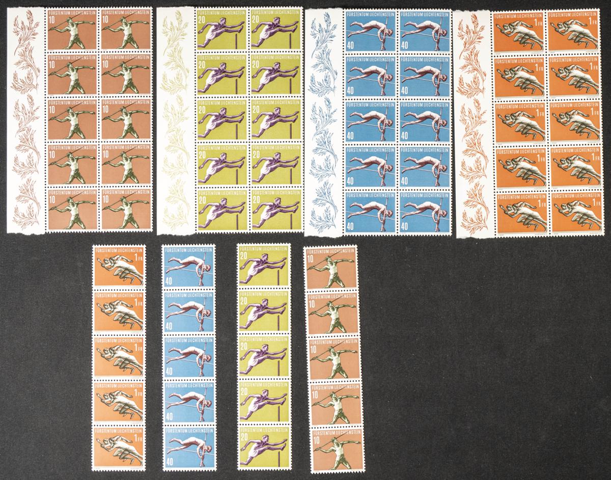 782 | Liechtenstein. Stock de Series y Sellos