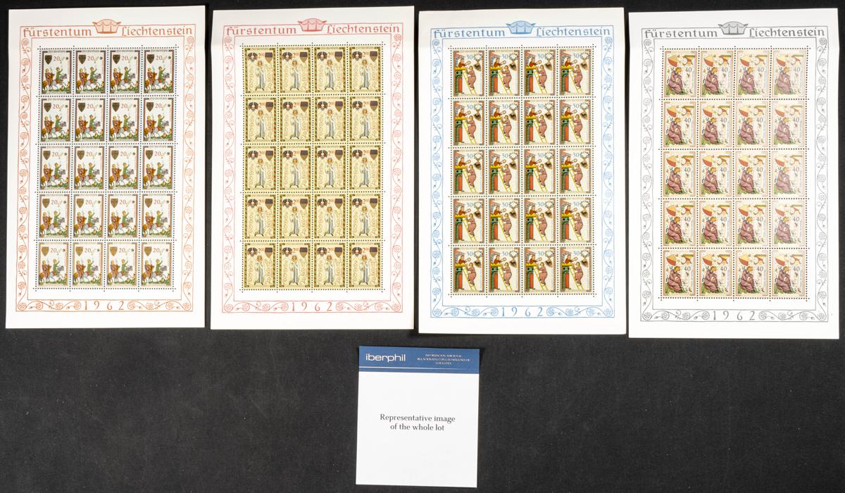 787 | Liechtenstein. Stock de Series y Sellos