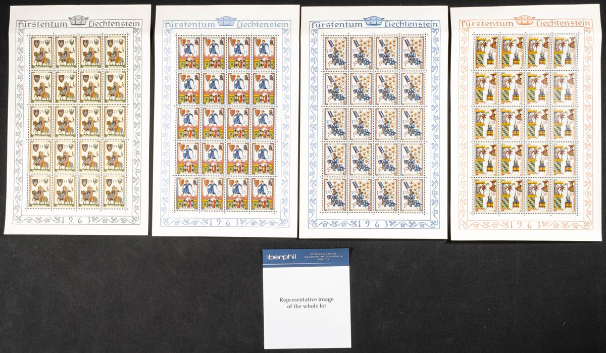 791 | Liechtenstein. Stock de Series y Sellos