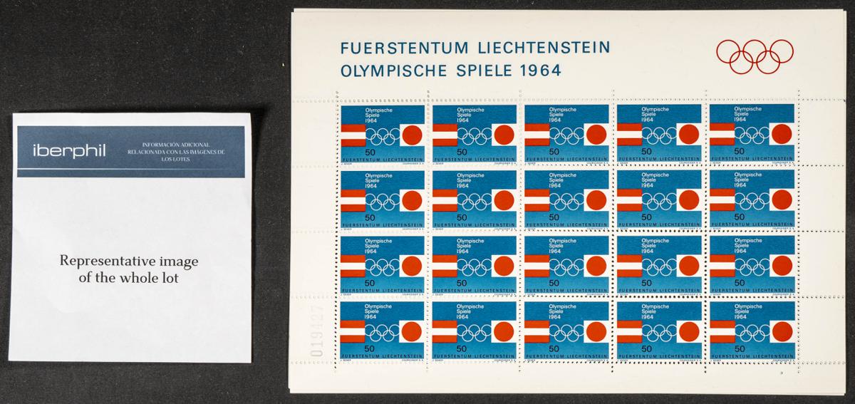 792 | Liechtenstein. Stock de Series y Sellos