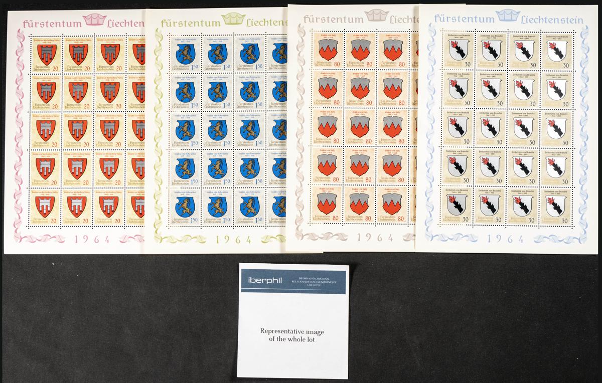 793 | Liechtenstein. Stock de Series y Sellos