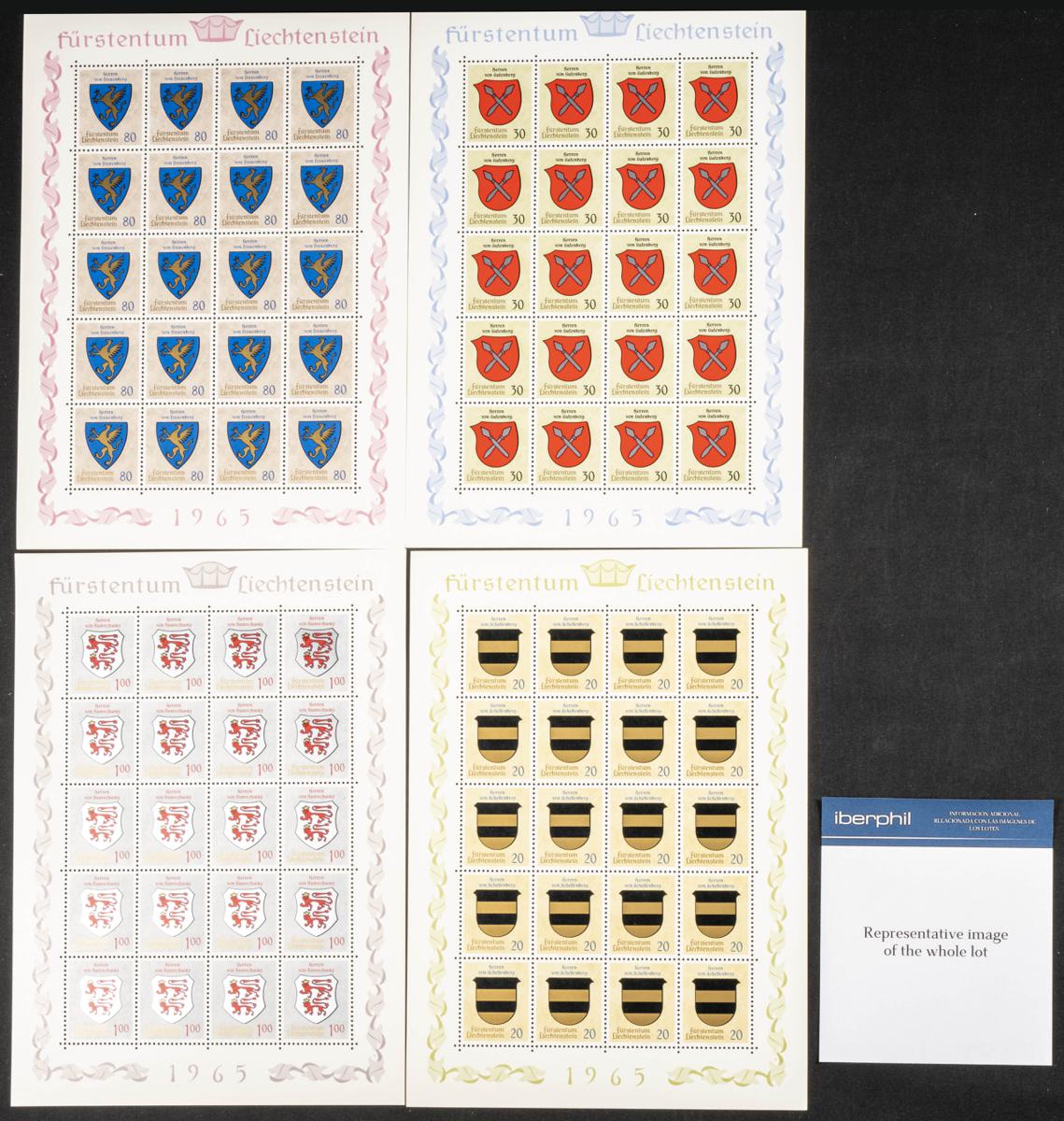 795 | Liechtenstein. Stock de Series y Sellos