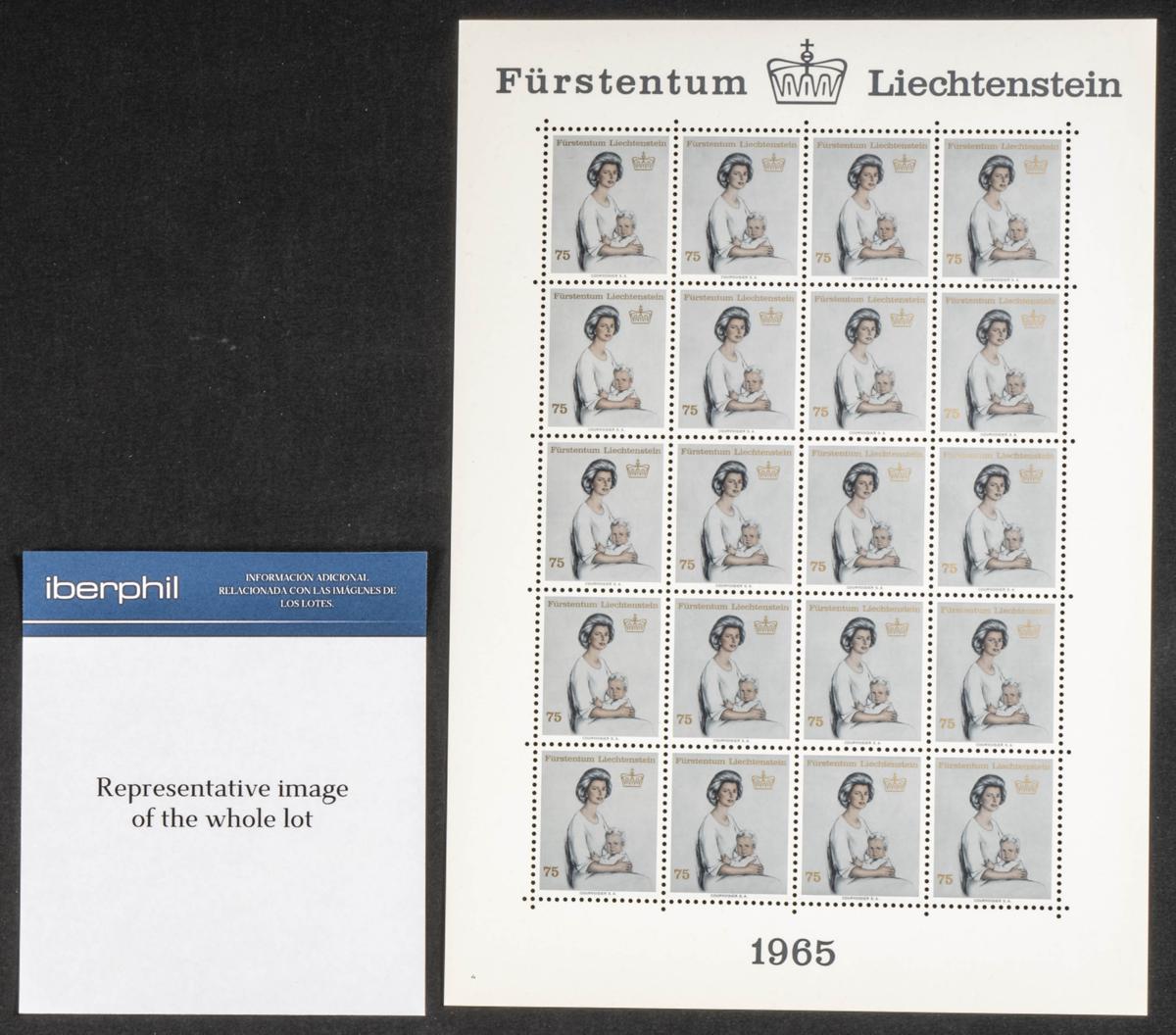 796 | Liechtenstein. Stock de Series y Sellos