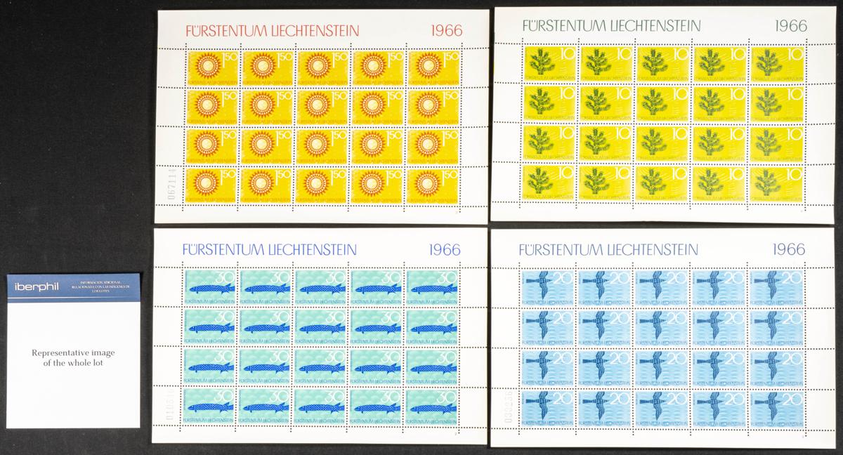 799 | Liechtenstein. Stock de Series y Sellos