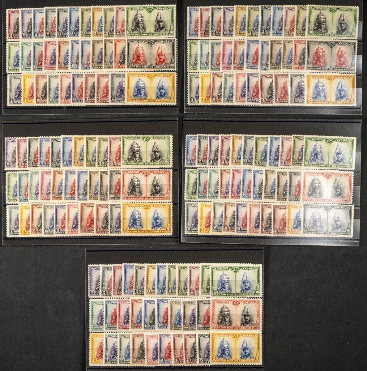 79 | Spanish Collection. Sets and stamps stock