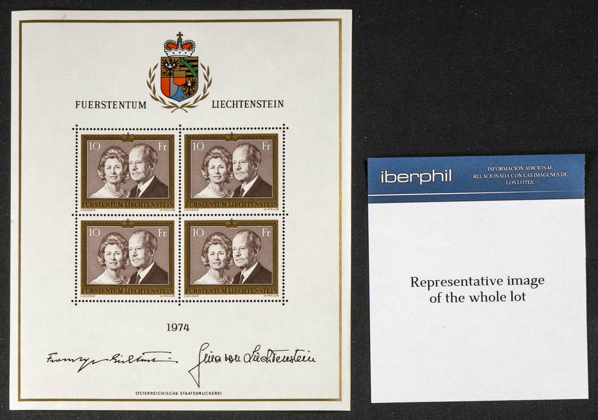 805 | Liechtenstein. Stock de Series y Sellos