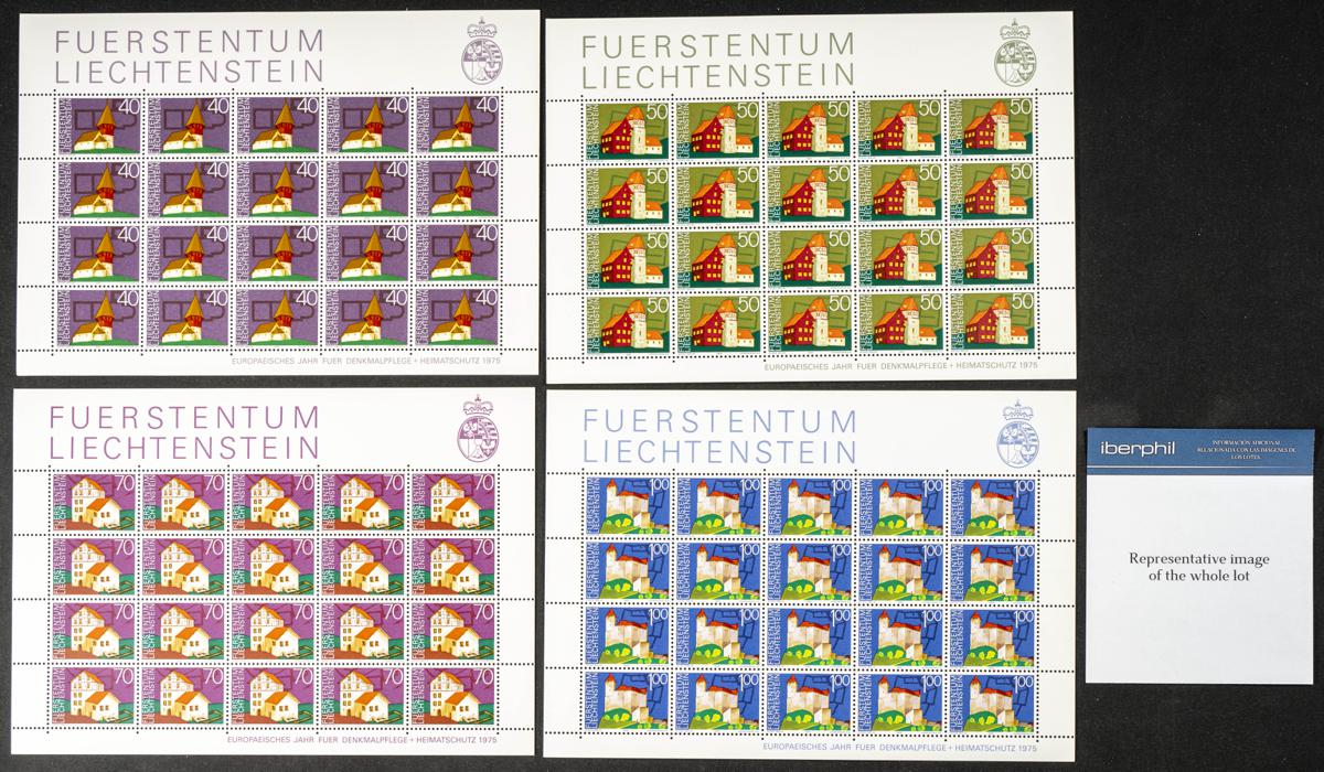 807 | Liechtenstein. Stock de Series y Sellos