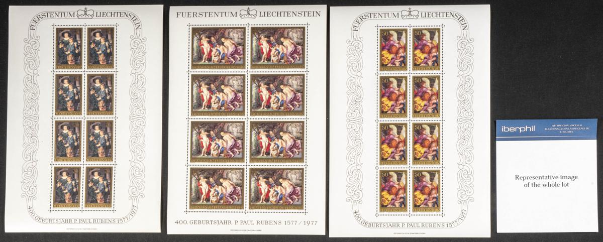 810 | Liechtenstein. Stock de Series y Sellos