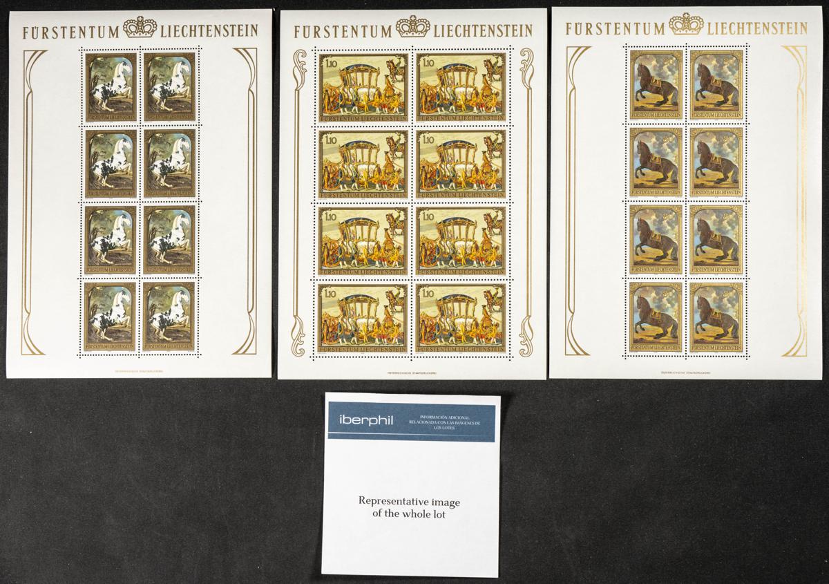 815 | Liechtenstein. Stock de Series y Sellos