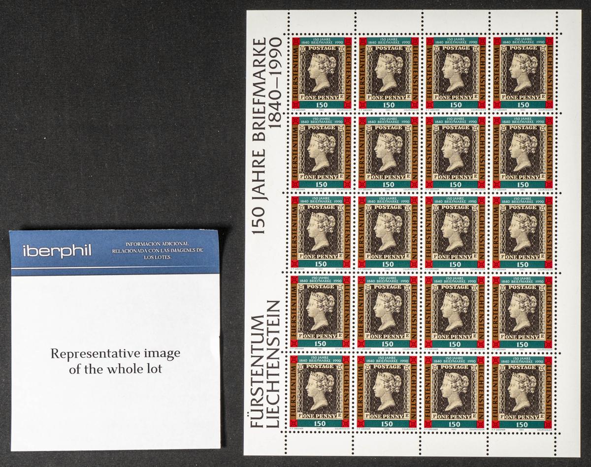 839 | Liechtenstein. Stock de Series y Sellos