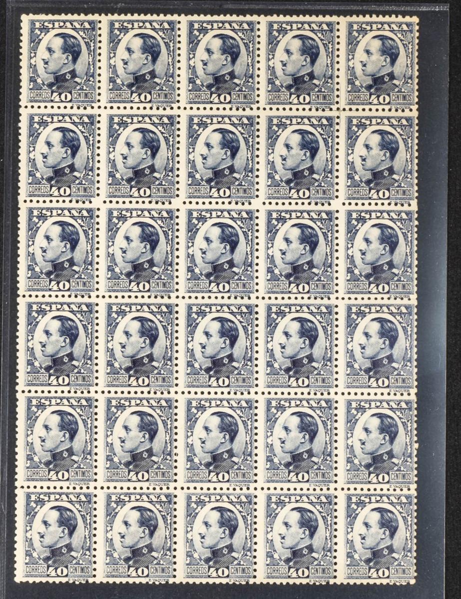 83 | Spanish Collection. Sets and stamps stock