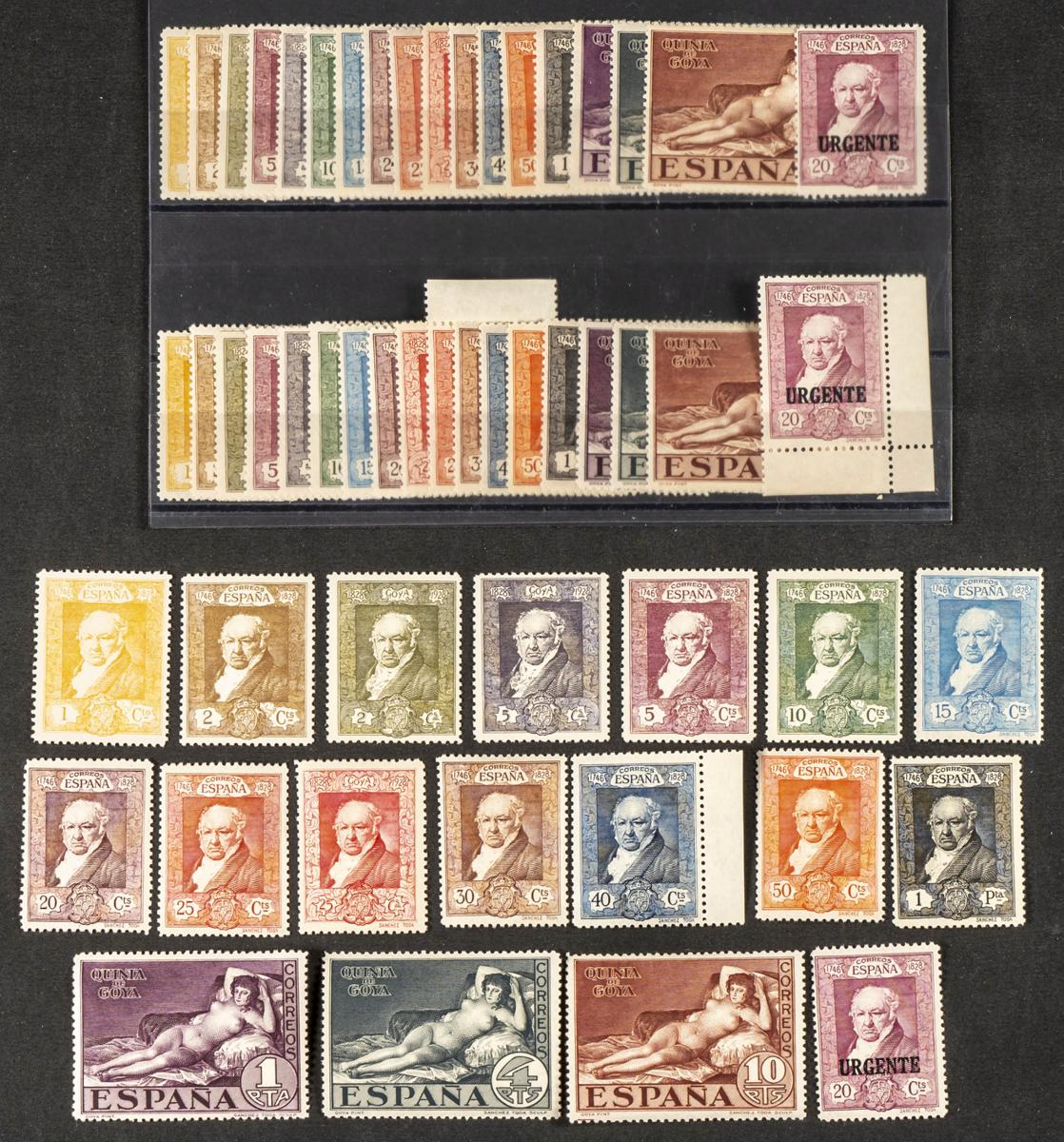 84 | Spanish Collection. Sets and stamps stock
