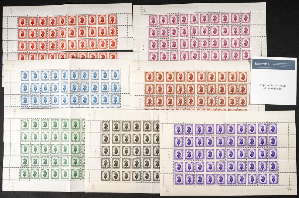 861 | Luxemburgo. Stock de Series y Sellos