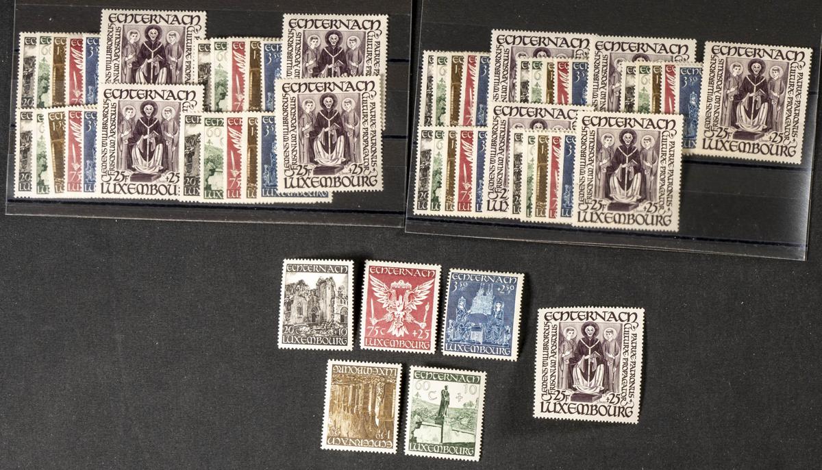 865 | Luxemburgo. Stock de Series y Sellos