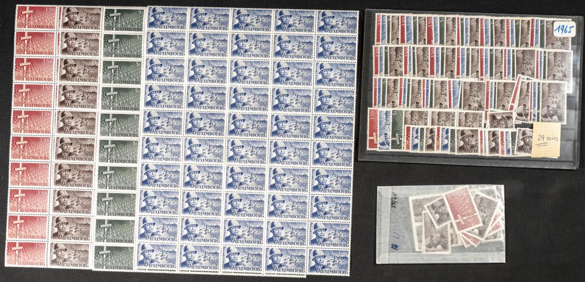 866 | Luxemburgo. Stock de Series y Sellos