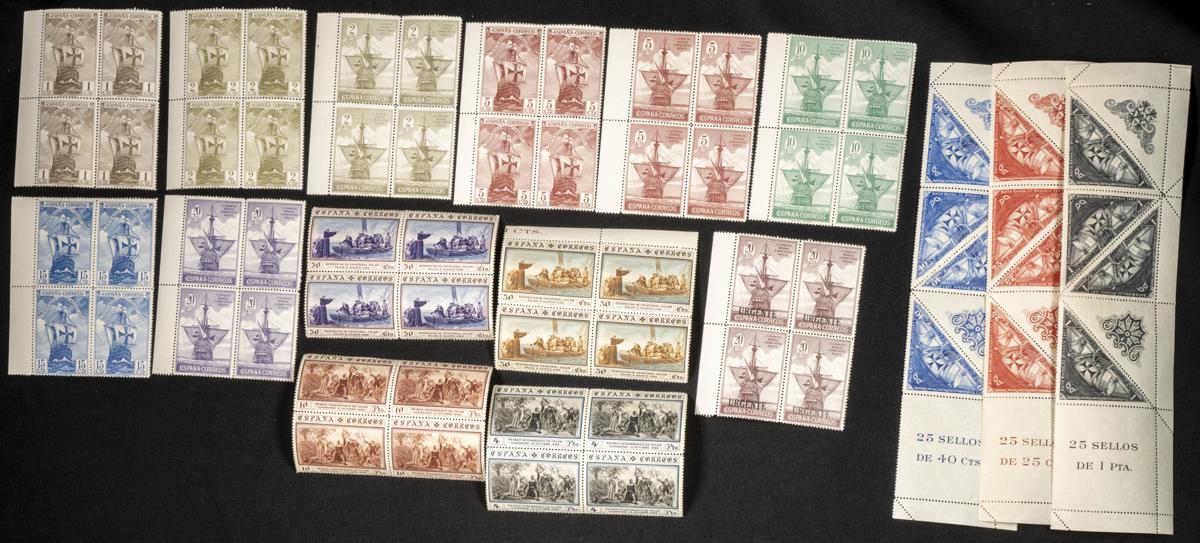 86 | Spanish Collection. Sets and stamps stock