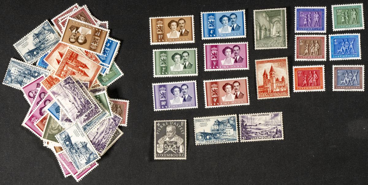 872 | Luxemburgo. Stock de Series y Sellos
