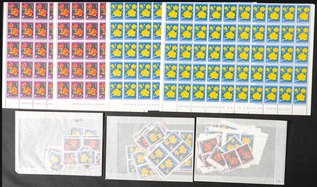 885 | Luxemburgo. Stock de Series y Sellos