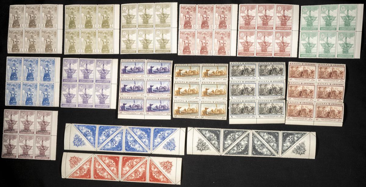 88 | Spanish Collection. Sets and stamps stock