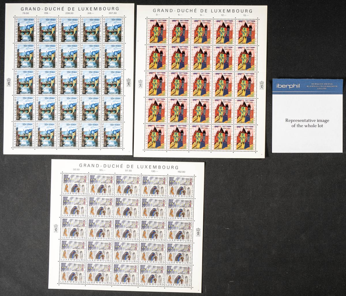 904 | Luxemburgo. Stock de Series y Sellos