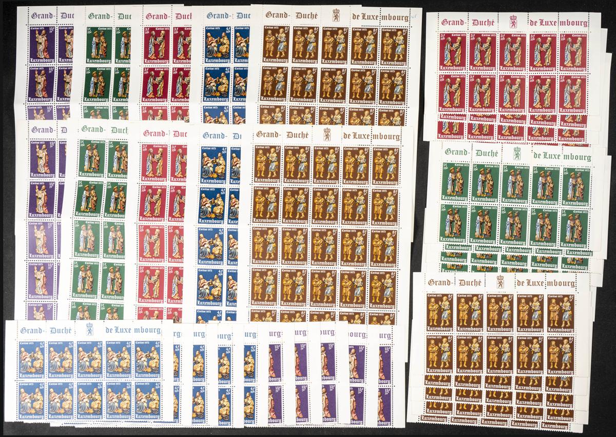 920 | Luxemburgo. Stock de Series y Sellos