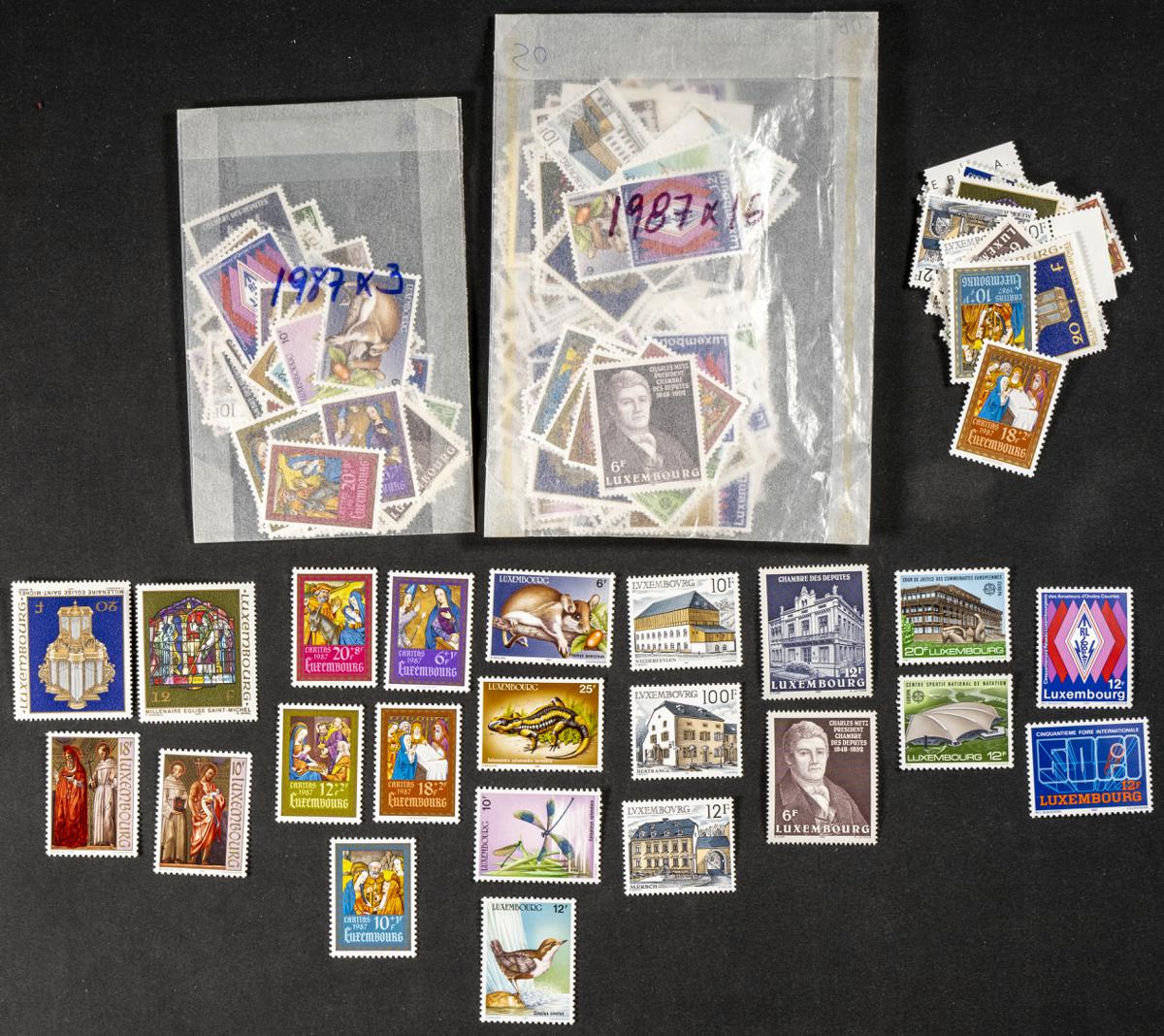 947 | Luxembourg. Sets and stamps stock
