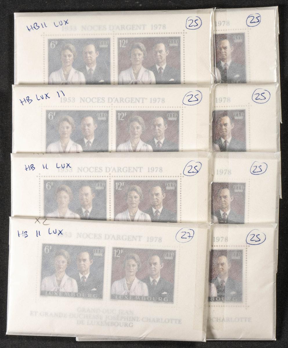 960 | Luxembourg. Sets and stamps stock