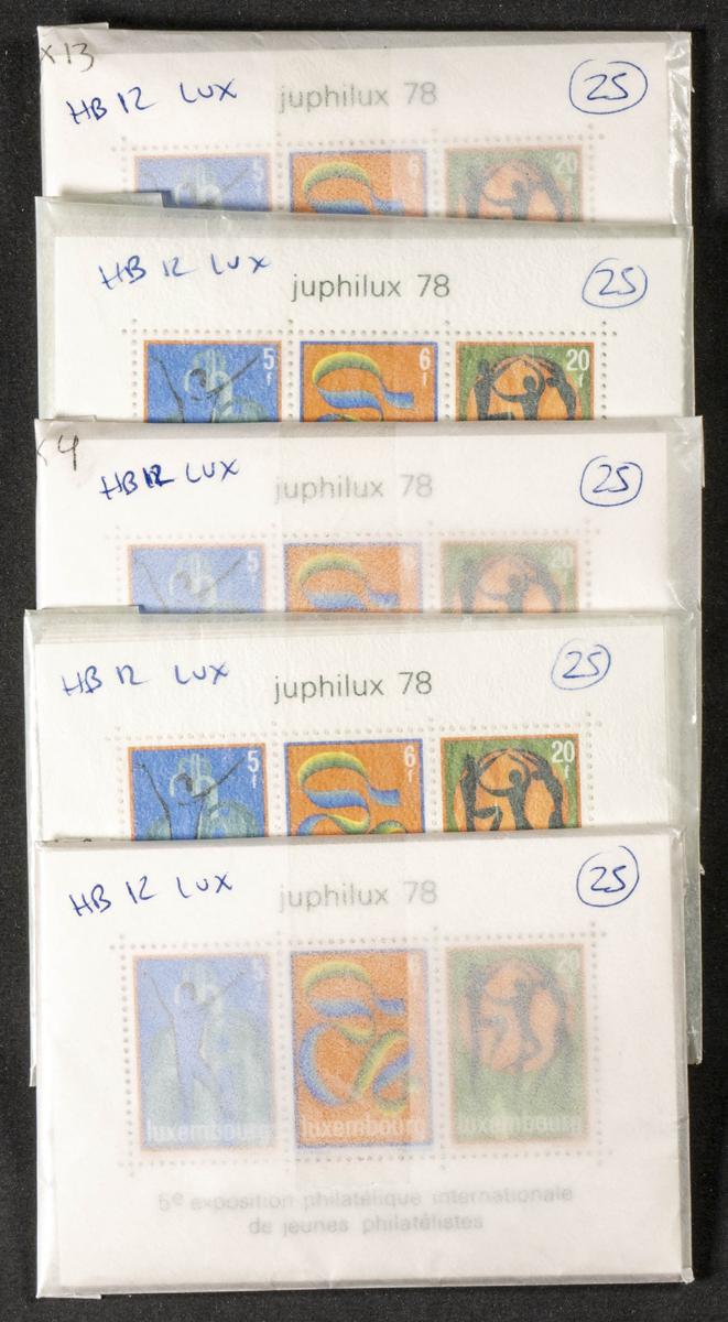 961 | Luxembourg. Sets and stamps stock