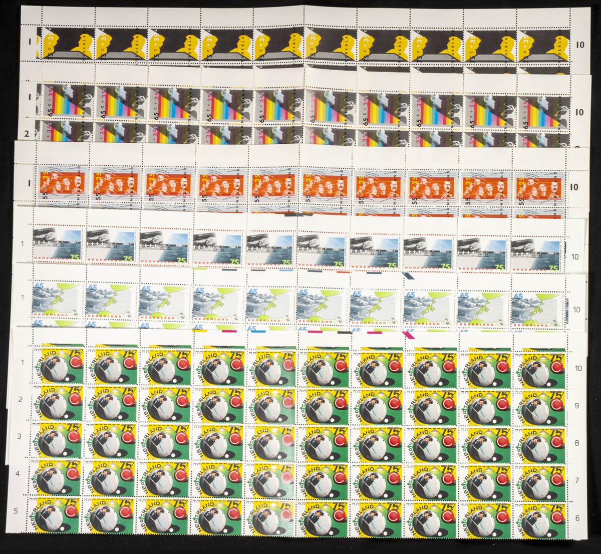 976 | Netherlands. Sets and stamps stock