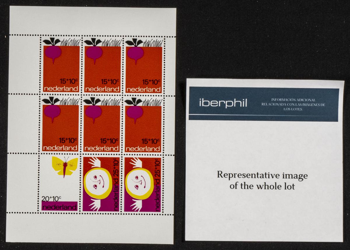 987 | Netherlands. Sets and stamps stock