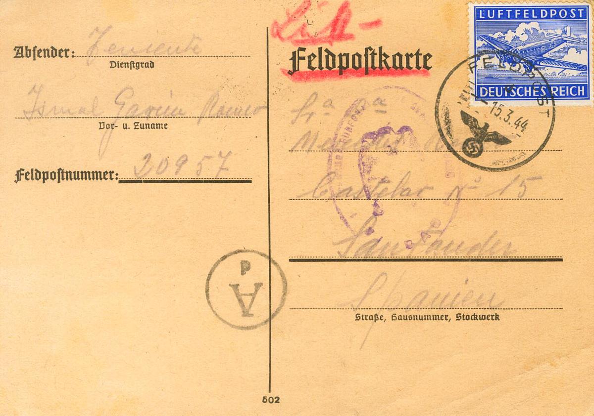 1061 | II World War. Blue Division