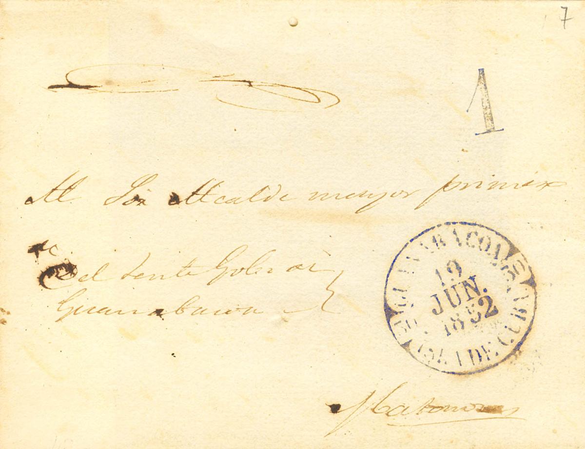 1167 | Cuba. Prephilately