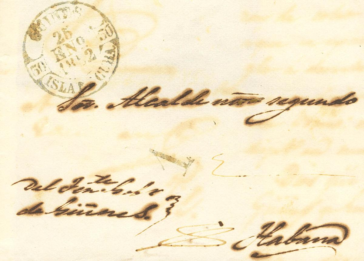 1174 | Cuba. Prephilately