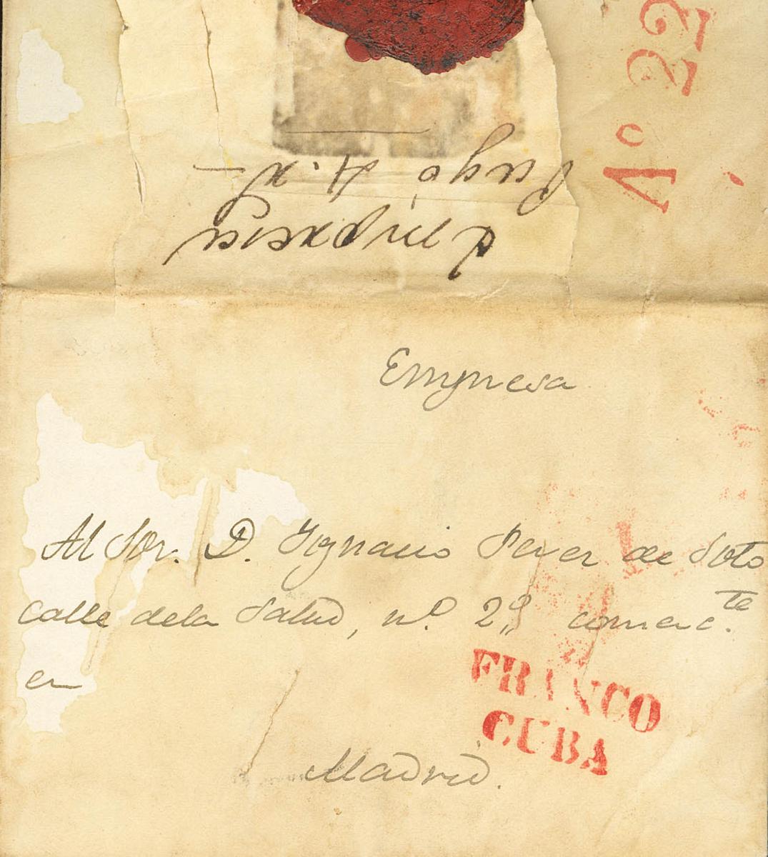 1275 | Cuba. Prephilately